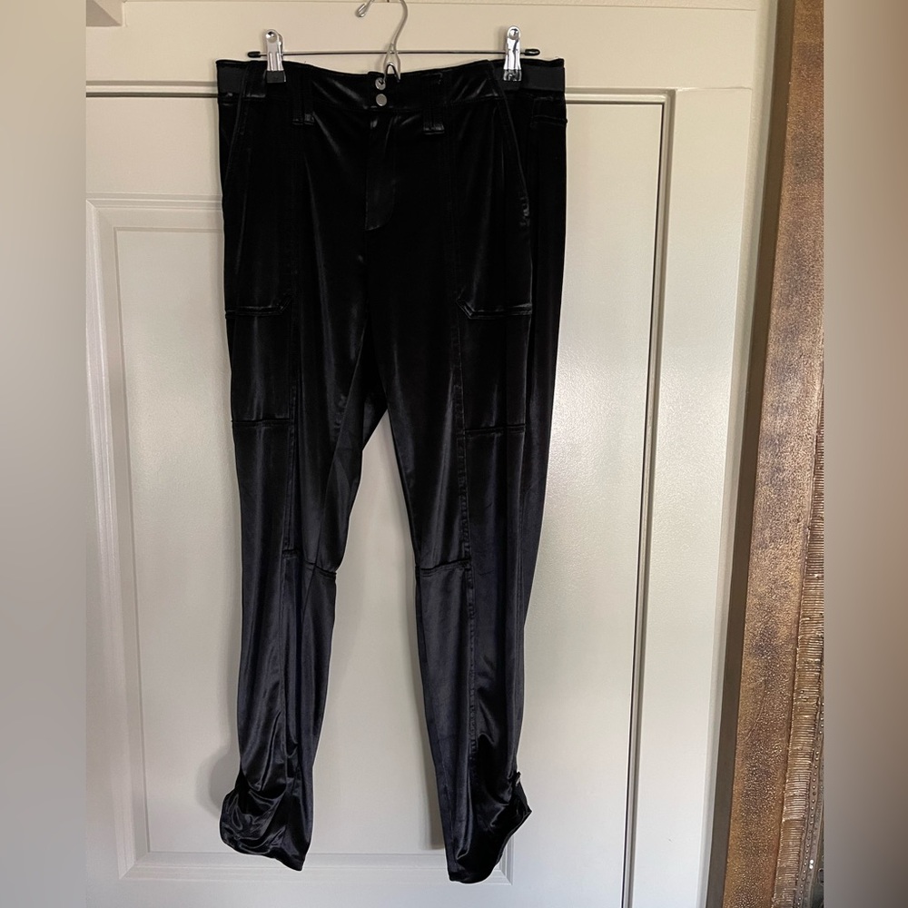 The Straight Ankle velour pants size 10